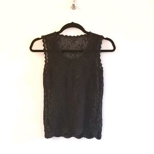 Crochet sleeveless top
